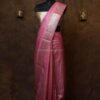 Blush Pink banarasi silk paudi saree