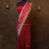 Royal red banarasi rang kart silk saree