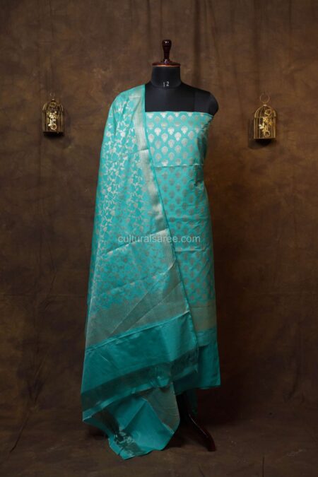Royal sky blue banarasi ladies suit