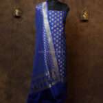 Royal blue banarasi suit