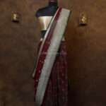 Maroon Zariwork Banarasi Silk Saree