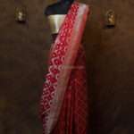 Majestic Red Banarasi Rang Kart Silk Saree