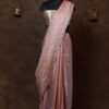 Pastle Pink Tanchoi Saree