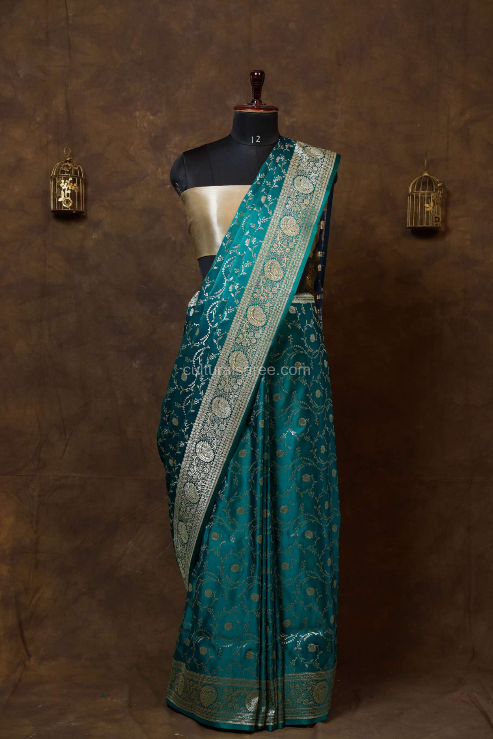 Banarasi Satin Minakari Saree
