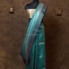 Silver Blue Tanchoi Pure Silk Banarasi Saree
