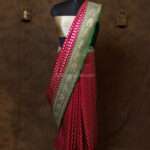 Royal Pink Minakari Banarasi Satin Saree