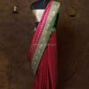 Royal Pink Minakari Banarasi Satin Saree