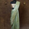 Pastel Green Tanchoi pure Silk saree