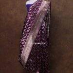 Majenta Banarasi Handloom Pure Silk With Bagula Buta Saree