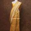 Royal Yellow Banrasi Handloom Squirel & Birrd Motif saree
